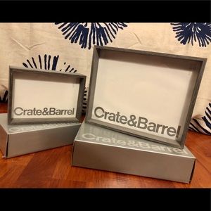 NWT Crate and Barrel Picture Frames